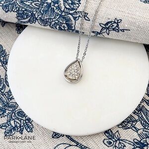 Park Lane “EVIE”  Silver and Gold Teardrop Necklace